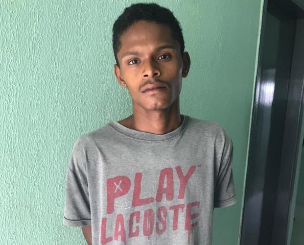 Preso assaltante que aparece em imagens agindo em farmácia no Centro de União